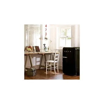 Smeg FAB5RBL5 Tek Kapılı Statik D Enerji Sınıfı 40 lt Vintage Siyah Solo Buzdolabı