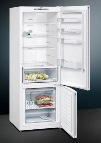 Siemens KG56NUWF0N Çift Kapılı Nofrost A++ Enerji Sınıfı 508 lt Alttan Donduruculu Solo Kombi Tipi Buzdolabı