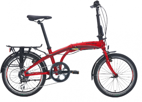 Carraro Flexi 108 20 Jant 8 Vites Katlanır Kırmızı