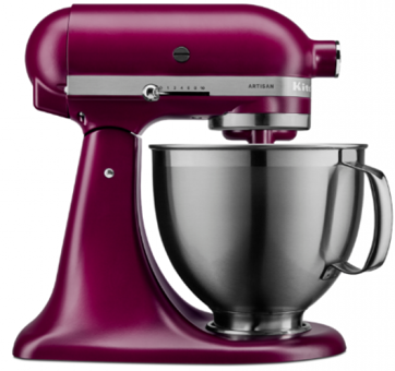 KitchenAid 5KSM195 300 W Hamur Yoğurmalı Çırpıcılı Buz Kırıcılı Fuşya Standlı Mikser