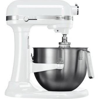 KitchenAid 5KSM7591X Heavy Duty 500 W Hamur Yoğurmalı Çırpıcılı Beyaz Standlı Mikser