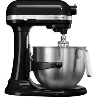 KitchenAid 5KSM7591X Heavy Duty 500 W Hamur Yoğurmalı Çırpıcılı Siyah Standlı Mikser