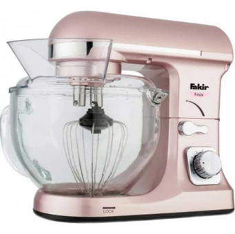 Fakir FMix 1000 W Hamur Yoğurmalı Çırpıcılı Pembe Standlı Mikser