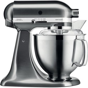 Kitchenaid Artisan 5KSM185PS 330 W Çırpıcılı Krom Standlı Mikser