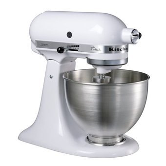 KitchenAid 5K45SS 275 W Çırpıcılı Beyaz Standlı Mikser