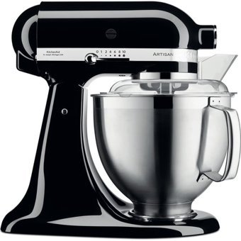 Kitchenaid Artisan 5KSM185PS 330 W Çırpıcılı Siyah Standlı Mikser