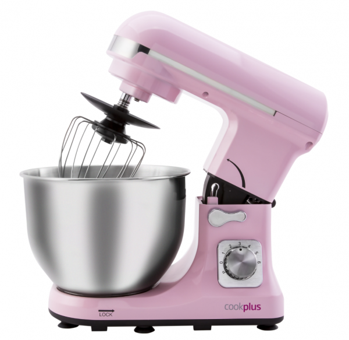 Cookplus Quick Chef 1001 (153.06.09.0787) 1000 W Çırpıcılı Pembe Standlı Mikser