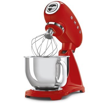 Smeg SMF03 800 W Hamur Yoğurmalı Çırpıcılı Kırmızı Standlı Mikser