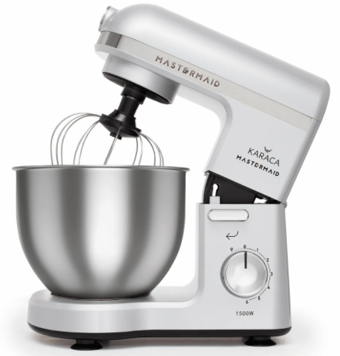 Karaca Mastermaid Chef (153.03.06.6323) 1500 W Hamur Yoğurmalı Çırpıcılı Beyaz Standlı Mikser