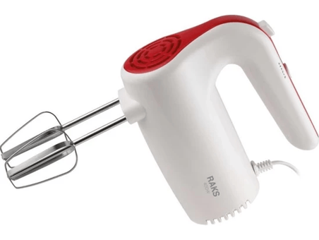 Raks Trend Mix 400 W Hamur Yoğurmalı Çırpıcılı Kırmızı Tekli Mikser