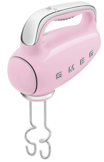 Smeg HMF01 250 W Hamur Yoğurmalı Çırpıcılı Pembe Tekli Mikser