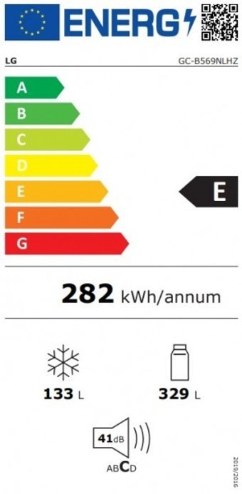 LG B569NLHZ Çift Kapılı Statik E Enerji Sınıfı 462 lt Gri Alttan Donduruculu Solo Kombi Tipi Buzdolabı