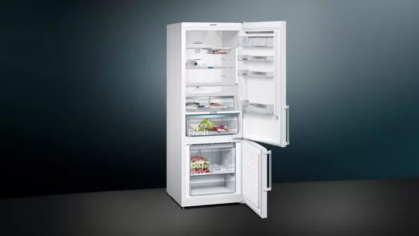 Siemens KG56NAWF0N Çift Kapılı Nofrost F Enerji Sınıfı 508 lt Modern Alttan Donduruculu Solo Kombi Tipi Buzdolabı