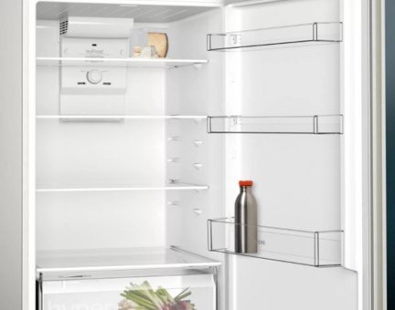 Siemens iQ300 KD55NNLF1N Çift Kapılı Nofrost F Enerji Sınıfı 453 lt Modern Inox Üstten Donduruculu Solo Kombi Tipi Buzdolabı