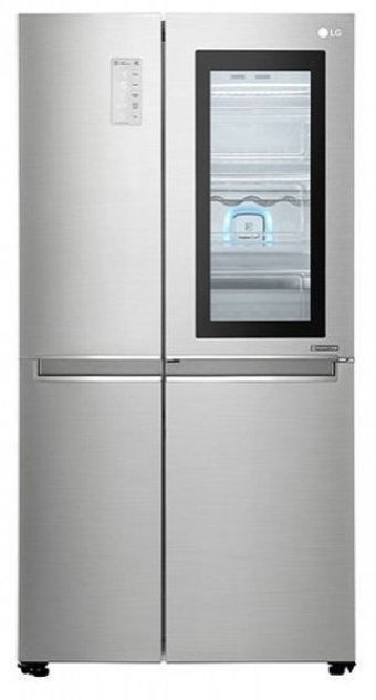 LG GC-Q247CSBV.ANSPLTK Çift Kapılı Statik F Enerji Sınıfı 642 lt Gri Alttan Donduruculu Solo Gardrop Buzdolabı