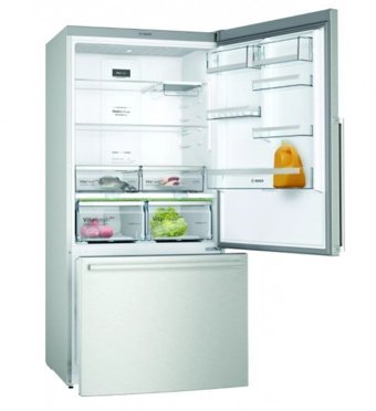 Bosch KGB86AIF0N Çift Kapılı Statik F Enerji Sınıfı 631 lt Inox Alttan Donduruculu Solo Kombi Tipi Buzdolabı