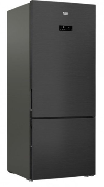 Beko 674580 EDI Çift Kapılı Statik E Enerji Sınıfı 532 lt Siyah Alttan Donduruculu Solo Kombi Tipi Buzdolabı