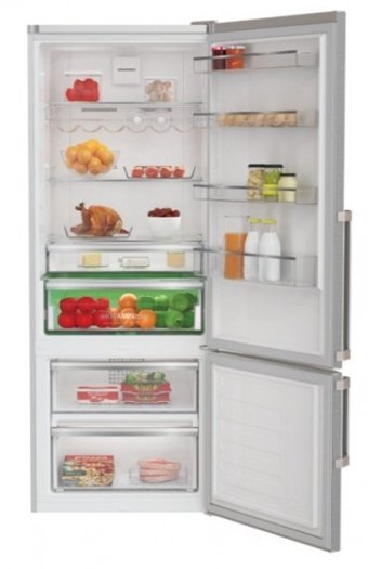 Grundig GKNE 5311 I Çift Kapılı Statik F Enerji Sınıfı 427 lt Inox Alttan Donduruculu Solo Kombi Tipi Buzdolabı