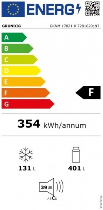 Grundig GKNM 17821 X Çift Kapılı Statik F Enerji Sınıfı 532 lt Inox Alttan Donduruculu Solo Kombi Tipi Buzdolabı
