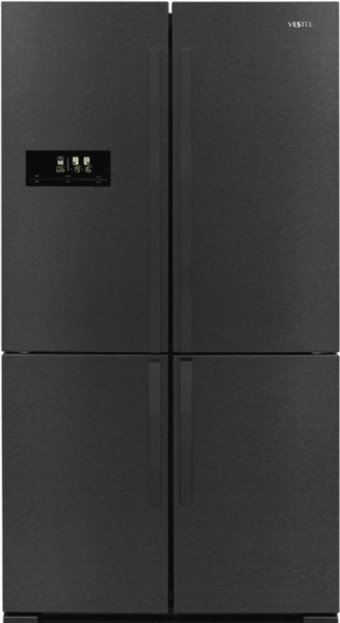 Vestel Puzzle FD65001 EKX 4 Kapılı Nofrost F Enerji Sınıfı 588 lt Modern Inox Alttan Donduruculu Solo Gardrop Buzdolabı