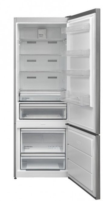 Vestfrost VF CF Çift Kapılı Nofrost A++ Enerji Sınıfı 453 lt Modern Gri Alttan Donduruculu Solo Kombi Tipi Buzdolabı