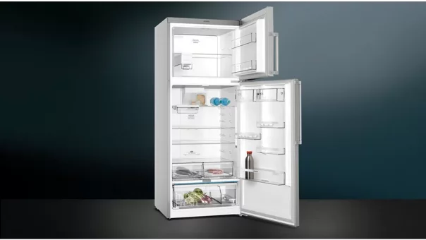 Siemens KD76NAIF0N Çift Kapılı Nofrost F Enerji Sınıfı 542 lt Modern Inox Üstten Donduruculu Solo Kombi Tipi Buzdolabı