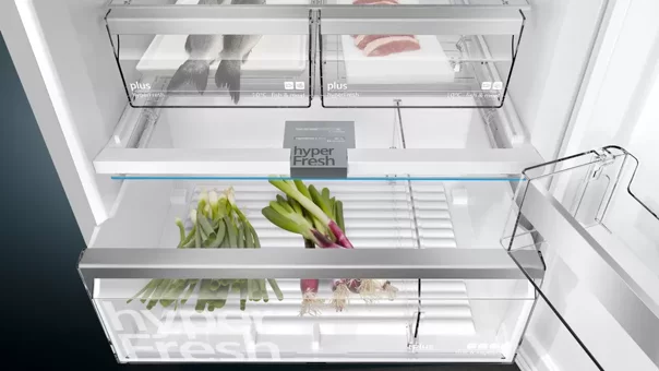 Siemens KD76NAIF0N Çift Kapılı Nofrost F Enerji Sınıfı 542 lt Modern Inox Üstten Donduruculu Solo Kombi Tipi Buzdolabı