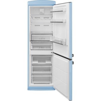 Vestel NFK37001 Çift Kapılı Nofrost F Enerji Sınıfı 331 lt Retro Mavi Alttan Donduruculu Solo Kombi Tipi Buzdolabı