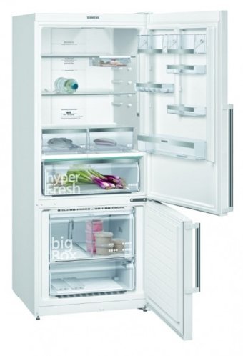 Siemens KG76NAWF0N Çift Kapılı Nofrost F Enerji Sınıfı 526 lt Modern Alttan Donduruculu Solo Kombi Tipi Buzdolabı