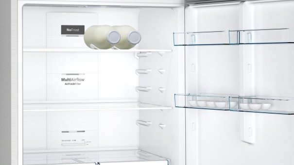 Bosch KGN76VIF0N Çift Kapılı Statik F Enerji Sınıfı 526 lt Gri Alttan Donduruculu Solo Kombi Tipi Buzdolabı