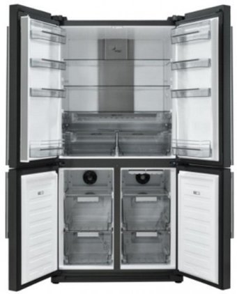 Vestel PUZZLE NF655 KX 4 Kapılı Nofrost A+ Enerji Sınıfı 526 lt Modern Inox Alttan Donduruculu Solo Gardrop Buzdolabı