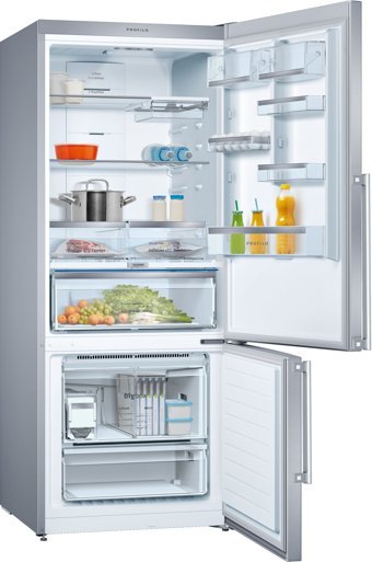 Profilo BD3076IFAN Çift Kapılı Nofrost F Enerji Sınıfı 526 lt Inox Alttan Donduruculu Solo Kombi Tipi Buzdolabı