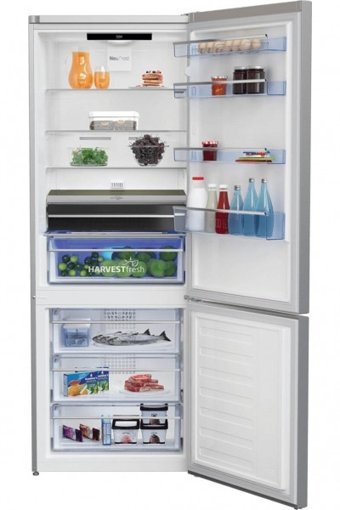 Beko 670561 EGC Çift Kapılı Statik D Enerji Sınıfı 514 lt Siyah Alttan Donduruculu Solo Kombi Tipi Buzdolabı