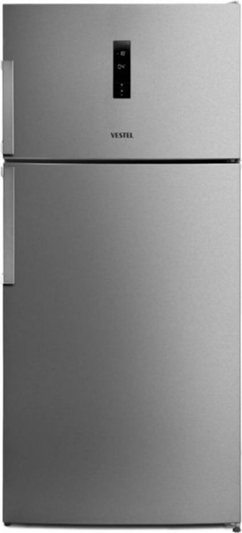 Vestel NF64012 EX ION Çift Kapılı Nofrost E Enerji Sınıfı 587 lt Modern Inox Üstten Donduruculu Solo Kombi Tipi Buzdolabı