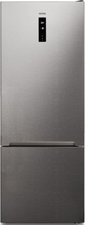 Vestel NFK52002 EX Çift Kapılı Nofrost F Enerji Sınıfı 472 lt Modern Inox Alttan Donduruculu Solo Kombi Tipi Buzdolabı
