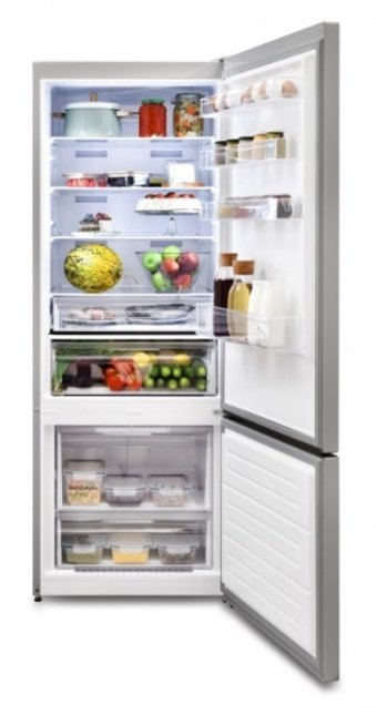 Vestel NFK52002 EX Çift Kapılı Nofrost F Enerji Sınıfı 472 lt Modern Inox Alttan Donduruculu Solo Kombi Tipi Buzdolabı