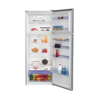 Beko 970465 MI Çift Kapılı Statik F Enerji Sınıfı 406 lt Inox Üstten Donduruculu Solo Kombi Tipi Buzdolabı