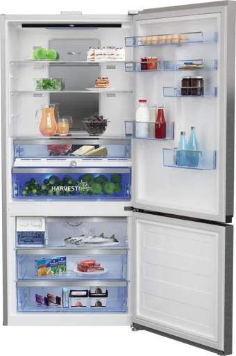 Beko 683721 Eı Çift Kapılı Nofrost - Neo Frost E Enerji Sınıfı 615 lt Inox Alttan Donduruculu Solo Buzdolabı