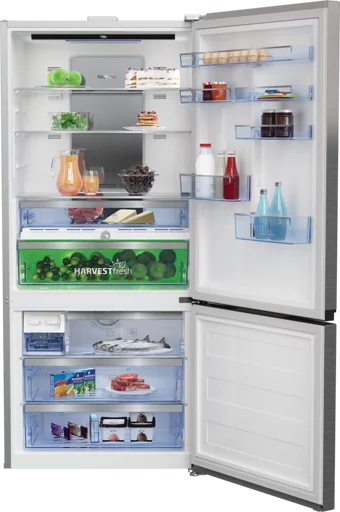 Beko 683721 Eı Çift Kapılı Nofrost - Neo Frost E Enerji Sınıfı 615 lt Inox Alttan Donduruculu Solo Buzdolabı