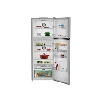 Beko 970475 EI Çift Kapılı Statik E Enerji Sınıfı 477 lt Inox Üstten Donduruculu Solo Kombi Tipi Buzdolabı