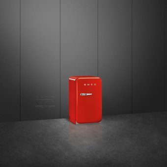 Smeg FAB5RRD Tek Kapılı Statik D Enerji Sınıfı 42 lt Vintage Kırmızı Solo Buzdolabı