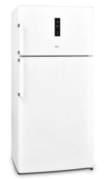 Vestel NF64012 E ION Çift Kapılı Nofrost E Enerji Sınıfı 587 lt Modern Üstten Donduruculu Solo Kombi Tipi Buzdolabı
