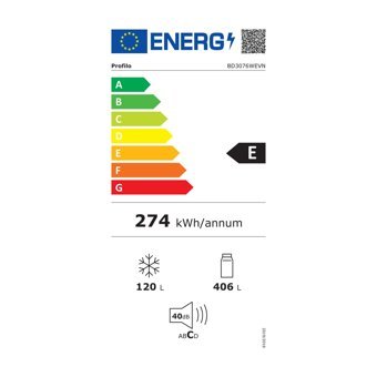 Profilo Bd3076wevn Çift Kapılı Nofrost E Enerji Sınıfı 521 lt Alttan Donduruculu Solo Kombi Tipi Buzdolabı