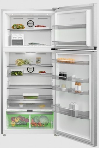 Arçelik 583630 EI Çift Kapılı Statik D Enerji Sınıfı 630 lt Inox Üstten Donduruculu Solo Kombi Tipi Buzdolabı