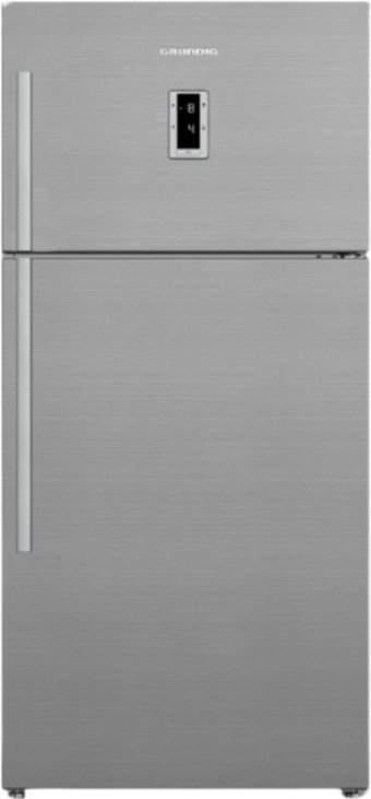 Grundig GRND 6101 I Çift Kapılı Statik F Enerji Sınıfı 557 lt Inox Üstten Donduruculu Solo Kombi Tipi Buzdolabı