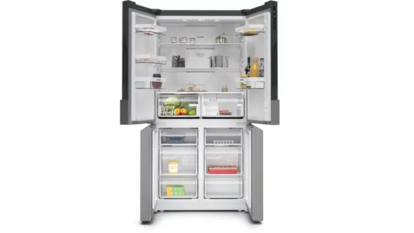 Siemens KF96NVPEA 4 Kapılı Nofrost E Enerji Sınıfı 605 lt Modern Inox Alttan Donduruculu Solo Gardrop Buzdolabı