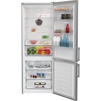 Altus ALK 471 XL Çift Kapılı Statik E Enerji Sınıfı 514 lt Inox Alttan Donduruculu Solo Kombi Tipi Buzdolabı