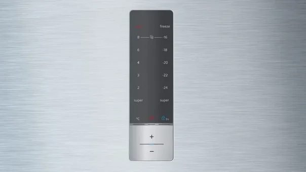 Siemens KD56NXIF1N Çift Kapılı Nofrost F Enerji Sınıfı 522 lt Modern Gri Üstten Donduruculu Solo Kombi Tipi Buzdolabı