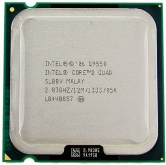 Intel Quad Q9550 4 Çekirdekli 2.83 GHz 12 MB Önbellek LGA775 Soket Tipi İşlemci