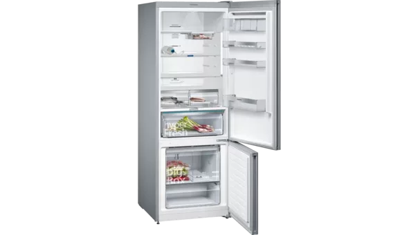 Siemens KG56NLBF0N Çift Kapılı Nofrost F Enerji Sınıfı 508 lt Modern Siyah Alttan Donduruculu Solo Kombi Tipi Buzdolabı